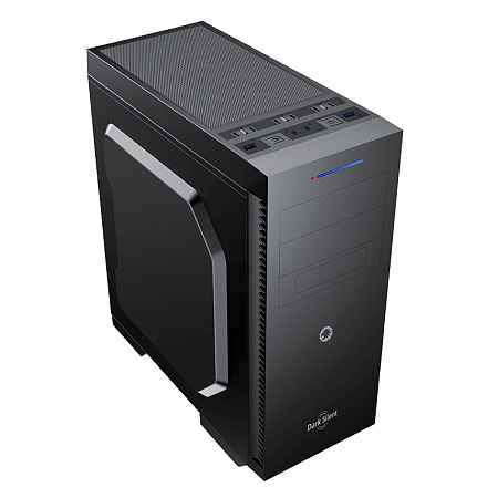Case ATX GAMEMAX Dark Silent, w/o PSU, 0,5mm, 5x120mm, PWM Hub, Sound deadening foam, Dust Filter, 1