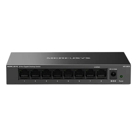 Сетевой коммутатор MERCUSYS MS108GS, 8x 10/100/1000 Мбит/с