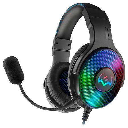Gaming Headset SVEN AP-U1500MV, 50mm drivers, 50-20kHz, 24 Ohm, 115dB, 360g, In-Line Controls, Detac