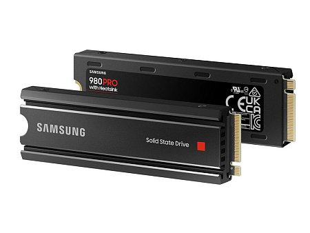 .M.2 NVMe SSD 2.0TB Samsung  980 PRO w/ Heatsink [PCIe 4.0 x4, R/W:7000/5100MB/s, PC&PS5® Compatible