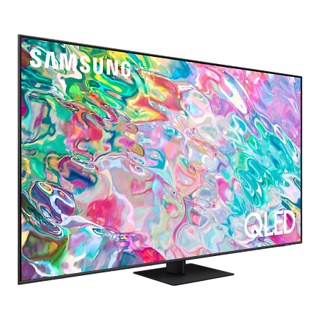 75" QLED SMART Телевизор Samsung QE75Q70BAUXUA, 3840x2160 4K UHD, Tizen, Чёрный