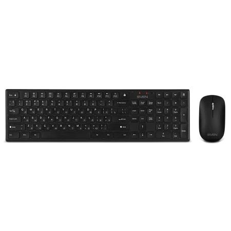 Клавиатура и мышь SVEN KB-C2550W, Беспроводное, Чёрный
