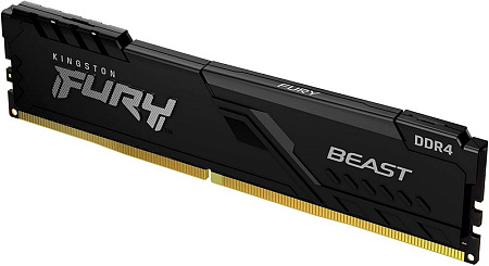 .8GB DDR4-3000MHz  Kingston FURY Beast (KF430C15BB/8), CL15-17-17, 1.35V, Intel XMP 2.0, Black