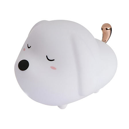 Baseus Cute Series Doggie Silicone Night Light, White Baseus Cute Series Doggie Silicone Night Light, White