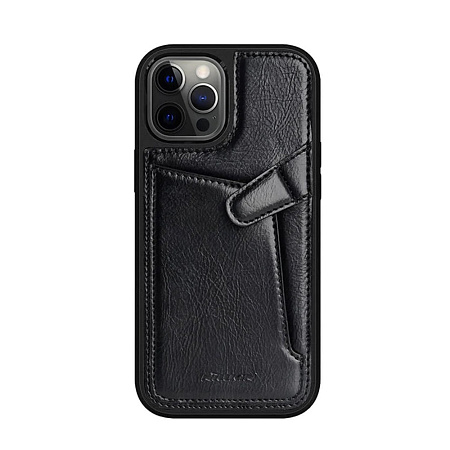 Nillkin Case Leather iPhone 12/ 12 Pro Aoge, Black