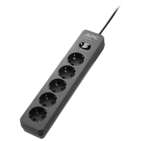 APC PME5B-RS Essential SurgeArrest 5 Outlet Black 230V Russia