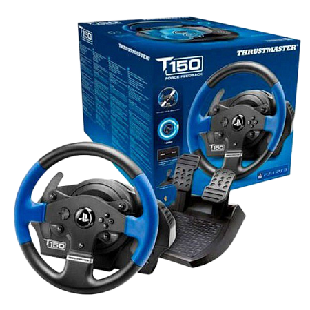 Wheel Thrustmaster T150 RS, 11", 1080 degree, Force Feedback, 2-pedal pedal set