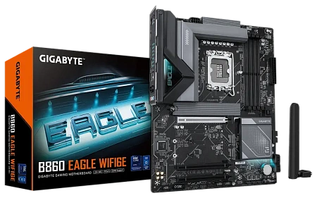 Материнская плата Gigabyte B860 EAGLE WIFI6E, LGA1851, Intel B860, ATX Материнская плата Gigabyte B860 EAGLE WIFI6E, LGA1851, Intel B860, ATX