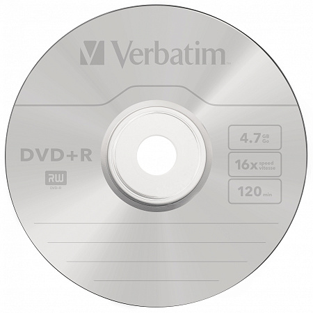 25*Cake DVD+R Verbatim, 4.7GB, 16x, 43500