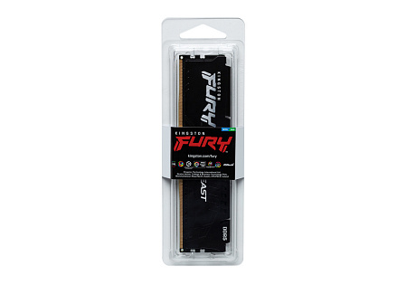 ..8GB DDR5-5600MHz  Kingston FURY Beast  (KF556C40BB-8), CL40-40-40, 1.25V, Intel XMP 3.0, Black