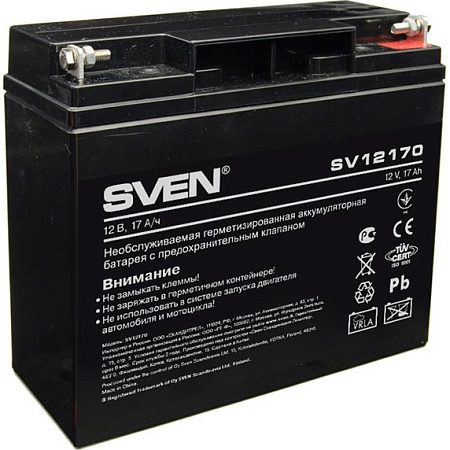 Baterie UPS 12V/ 17AH SVEN, SV-0222017,бумага ,чернила, Opc, тонер, dvd, duracell, батарейки