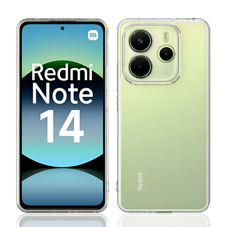 WOO Case TPU Soft Xiaomi Redmi Note 14 Pro 4G, Clear
