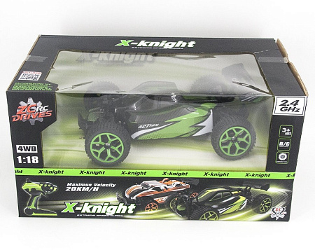 Радиоуправляемая игрушка Crazon High Speed Off-Road Car, 1:18, Зелёный (17GS06B)