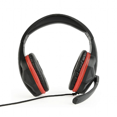  Gaming Headset GMB GHS-03, 40mm driver, 20-20000Hz, 32 Ohm, 95 db, 0.250g, 3.5mm, Black/Red