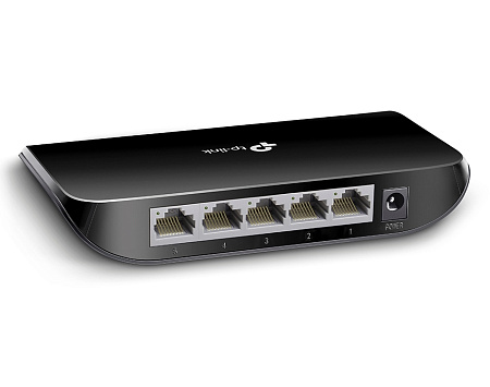 .5-port 10/100/1000Mbps Switch TP-LINK "TL-SG1005D", Plastic Case