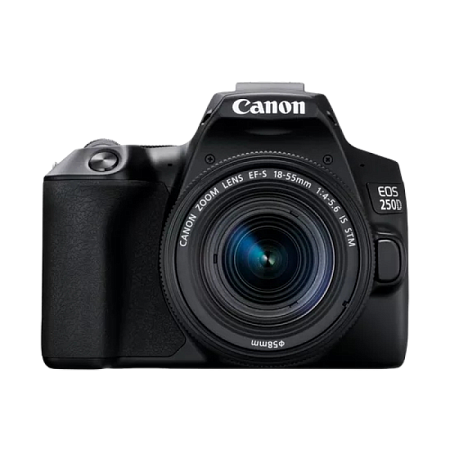 DC Canon EOS 250D & EF-S 18-55mm f/3.5-5.6 IS STM KIT - Black