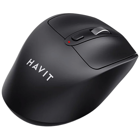 Wireless Mouse Havit MS61WB, 1200-3200dpi, 6 buttons, Ergonomic, 1xAA, 2.4Ghz, Black