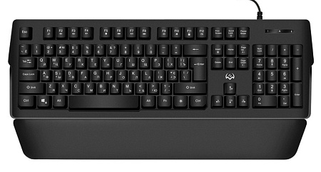 Gaming Keyboard SVEN KB-G9400, Fn keys, Programmable, Win Lock, Wrist rest, RGB, 1.8m, USB, EN/RU, B