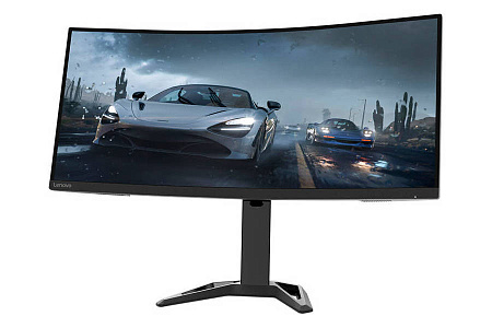 34" LENOVO G34w-30, Black,Curved-VA,3440x1440,165Hz,FreeSync,0.5ms MPRT,350cd,CR2500:1,HDMI+DP,Spkrs