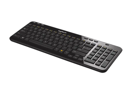 Клавиатура Logitech K360, Беспроводное, Чёрный