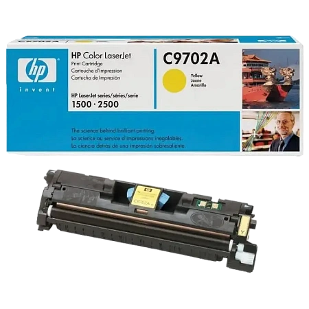 Картридж HP C9702A, Желтый