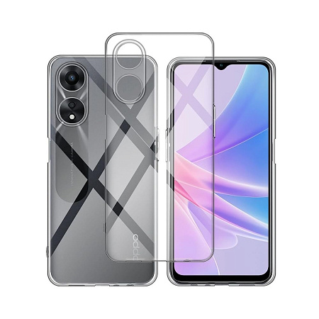 Helmet Case TPU Soft Oppo A58, Clear