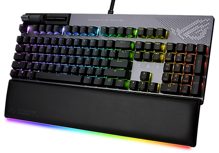 Gaming Keyboard Asus ROG Strix Flare II Animate, Mechanical, NX Red SW, PBT, AniMe Matrix LED displa