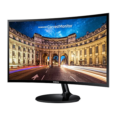 23.5" SAMSUNG C24F396FHI. Black, Curved-SVA, 1920x1080, 75Hz, FreeSync,4ms,250cd,MegaDCR,D-Sub+HDMI