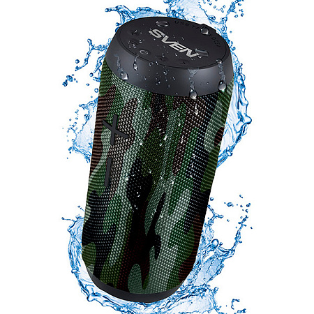 Speakers SVEN "PS-210" 12w(2*6), Camouflage, Bluetooth, TWS, IPx6,microSD,FM,AUX, USB, Mic,1500mA Speakers SVEN "PS-210" 12w(2*6), Camouflage, Bluetooth, TWS, IPx6,microSD,FM,AUX, USB, Mic,1500mA