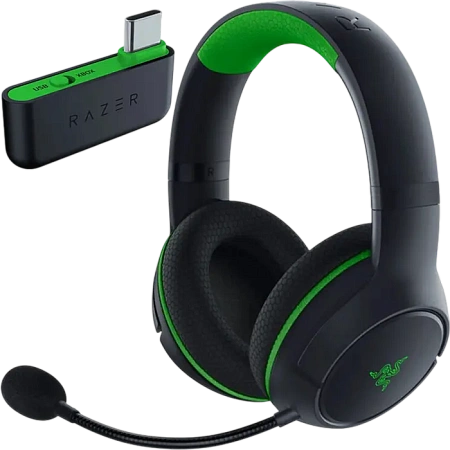 Игровая Гарнитура Razer Kaira for Xbox, Беспроводной, Чёрный