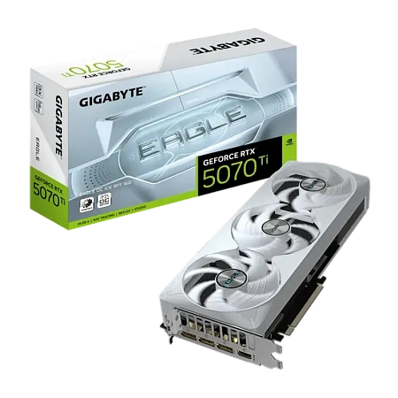 Видеокарта Gigabyte GV-N507TEAGLEOC ICE-16GD, 16 ГБ GDDR7 256бит,процессоры ,оперативная память, ssd, M2, hdd, кейсы