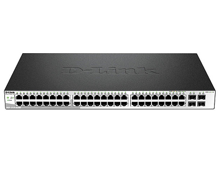 48-port 10/100/1000BASE-T, D-Link DGS-1210-52/ME/A1A