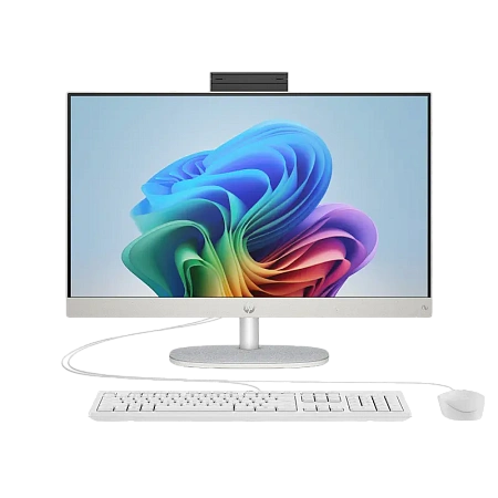 Моноблок HP Next Gen AI 24-ct2000a, 23,8", AMD Ryzen AI 5 340, 32Гб/1024Гб, Windows 11 Home, Белый