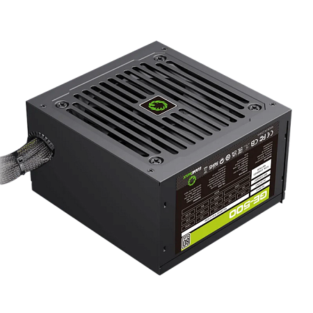 Power Supply ATX 500W GAMEMAX GE-500, 80+, 120mm, Active PFC, Temperature control fan, Black