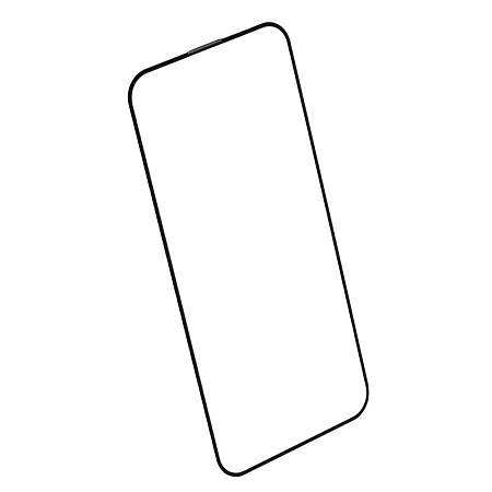 GA Tempered Glass for Iphone 16 Plus, Black (10pcs)