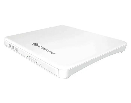 External Portable Slim 8x DVD-RW Drive  Transcend "TS8XDVDS", White, (USB2.0), Retail