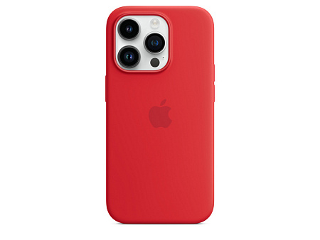 Чехол Apple iPhone 14 Pro Silicone Case with MagSafe, Красный