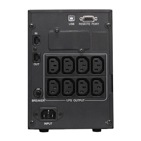 UPS PowerCom SPT-1500, 1500VA/1200W, Smart Line Interactive, Pure Sinewave, LCD, AVR, USB, SNMP, 8xI