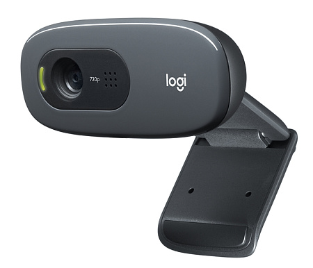 Camera Logitech C270, 720p, 0.9/3 MP, FoV: 60°, Fixed focus, Mono mic, 1.5m 