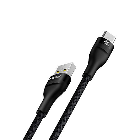Baseus Cable 2 in 1 Type-C 100W 1m, Flash 2 Series, Cluster Black