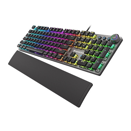 Genesis Mechanical Keyboard Thor 380 RGB, US Layout, RGB Backlight, Blue Outemu Switch Genesis Mechanical Keyboard Thor 380 RGB, US Layout, RGB Backlight, Blue Outemu Switch