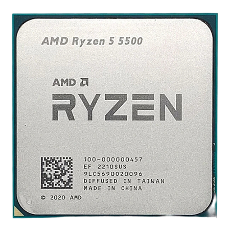 CPU AMD Ryzen 5 5500  (3.6-4.2GHz, 6C/12T, L2 3MB, L3 16MB, 7nm, 65W), Socket AM4, Box