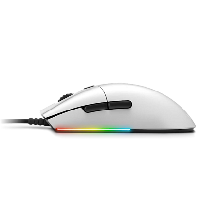 Gaming Mouse NZXT Lift, up to16k dpi, PixArt 3389, 6 buttons, Omron SW, RGB, 67g, 2m, USB, White