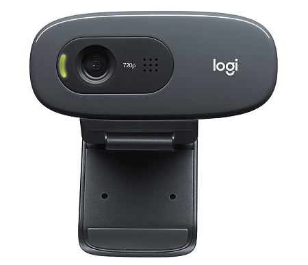 Camera Logitech C270, 720p, 0.9/3 MP, FoV: 60°, Fixed focus, Mono mic, 1.5m 
