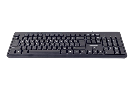 Клавиатура Gembird KB-UM-106-RU, Проводное, Чёрный