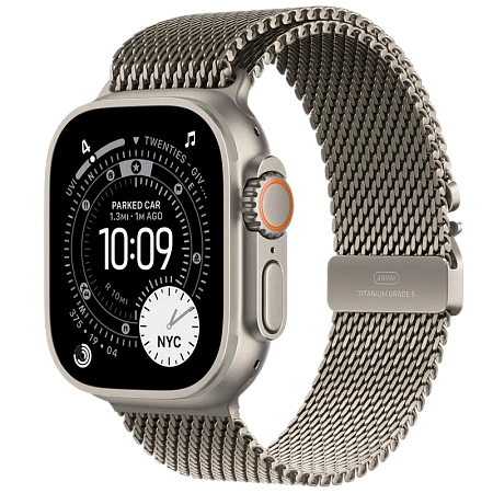 Умные часы Apple Watch Ultra 3, 49мм, Natural Titanium, iphone, xiaomi, samsung, oppo, чехол, стекло