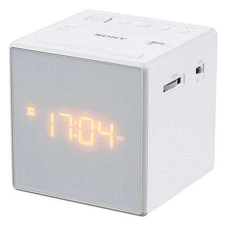 SONY ICF-C1, White, Clock Radio, AM/FM