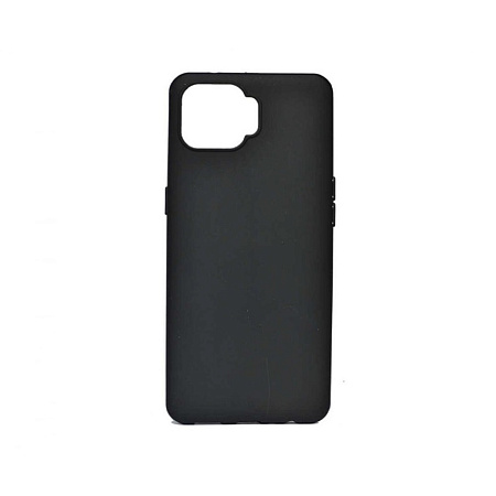 Helmet Case Liquid Silicone Oppo Reno 4 Lite, Black