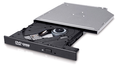 Slim 12.7mm/Notebook Internal DVD-RW Drive  LG "GTC0N" (SATA), Black, Bulk