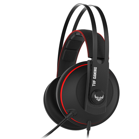 Игровая Гарнитура ASUS TUF Gaming H7 Core, Проводной аналоговый, Чёрный/Красный Игровая Гарнитура ASUS TUF Gaming H7 Core, Проводной аналоговый, Чёрный/Красный